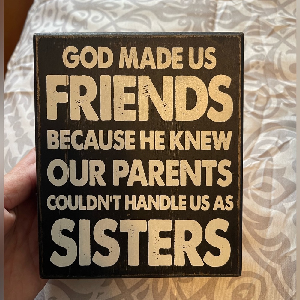 FRIENDS PLAQUE